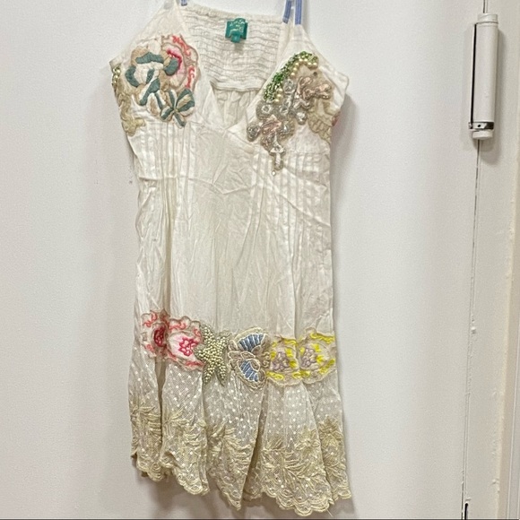 antica sartoria by giacomo cinque beaded beachy dress Small - Picture 2 of 7